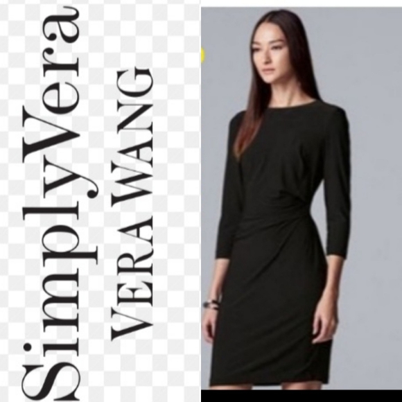 Simply Vera Vera Wang Dresses & Skirts - 🆕️ 🔥 SVVW Side Ruched Knit Dress